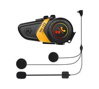 LX3 Casco Auricular 1200MAH Motocicleta BT5.0 InaláMbrico Manos Libres Llamada EstéReo Antiinterferencia Auricular Impermeable-C