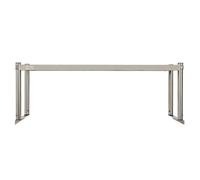 LXBAMKEA Acero Inoxidable 1,/2/3 Niveles Estantes, Estante Superior para Cocinas Comerciales, Mesa De Trabajo Ajustable para Hogar Restaurantes Cocinas Almacenes Bares(80x35x40cm)