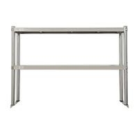 LXBAMKEA Acero Inoxidable 1,/2/3 Niveles Estantes, Estante Superior para Cocinas Comerciales, Mesa De Trabajo Ajustable para Hogar Restaurantes Cocinas Almacenes Bares(80x30x80cm)