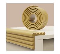 LXBAMKEA Impermeable Protector De Bordes, Espuma Suave Seguridad Protectores De Esquinas para Muebles, Forma De W Tira Protectora Antigolpes para Mesas Sillas Armarios(Wood Color,Length: 6 M)