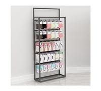 LXBAMKEA Moderno Minorista Mostrar Bastidores, Tienda De Ropa Estante para Calcetines, Grado Comercial Ropa Interior Joyas Llavero Bragas Pantuflas Accesorios Almacenaje Estantes (Color : Black, Siz