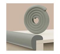 LXBAMKEA Protector De Bordes De Pared De Espuma, Forma De L Muebles Esquinas Bordes Protectores De Seguridad Hogar Oficina Cocina Mesa De Centro Armarios Sillas Protectores(Gray,Length: 6 M)