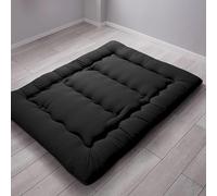 LXBche Extra Thick Futon Mattress Single,Foldable Sleeping Mattress for Floor,Japanese Floor Mattress, Washable Fitted Mattress, Protector Bedding Topper for Single Bed(0.9X2.0m)