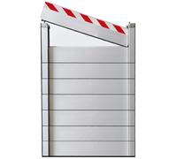 LXBche Sistema de protección contra inundaciones Barrera de Entrada extraíble Puerta residencial Panel contra inundaciones Reutilizable