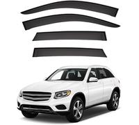 LXBSXY 4 PCS Deflectores de Viento Coche para Mercedes Benz GLC 2016-2021, Delanteros y Traseros Ventana Lateral Viseras Protector de Lluvia Cortavientos Ventana Protector Accesorios