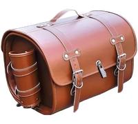 LXBSXY Bolso sillín de Motocicleta para Yamaha XT 1200 Z Super Ténéré 2010, Bolsa De Asiento Trasero para Motocicleta Vintage Impermeables Equipaje de Viaje Bolsa de Cola,A Brown