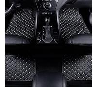 LXBSXY Coche Personalizados PU Cuero Alfombrillas para Peugeot 308 2016-2019,Alfombras Esterillas Forro Moquetas Impermeable Protección Interior Accesorios (LHD),F/BLACKBEIGE