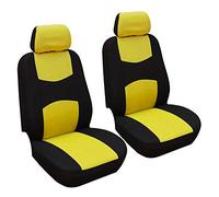 LXBSXY Fundas Asientos Coche Delanteros de Poliéster para Ford Focus ST-Line ST Line MK4 Station Wagon, Juego de Fundas de Asiento Delantero de Automóvil Accesorios para Asientos de Coche,A Yellow