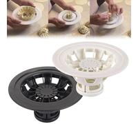 LXCJZY Flower Shaped Bun & Dumpling Machine,Baozi Maker Machine, Dumpling Maker Mold, Kitchen Tools and Gadgets (Black+White)