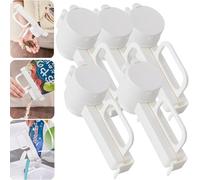 LXCJZY Food Bag Sealing Clip with Pour Spout, Bag Clips for Food Storage, Creative Moisture-Proof Snack Bag Spout Clip, Suitable for Small Particle Food, Liquid Food Storage Organizer (5pcs)