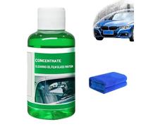 LXCJZY Powerful Cleaner Concentrate For Car Oil Film,Powerful Windshield Cleaner & Oil Film Remover,Concentrate Cleaning Oil Film Glass Water,All in One Wipe On Oil Film Remover (1pcs)