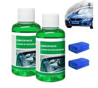 LXCJZY Powerful Cleaner Concentrate For Car Oil Film,Powerful Windshield Cleaner & Oil Film Remover,Concentrate Cleaning Oil Film Glass Water,All in One Wipe On Oil Film Remover (2pcs)