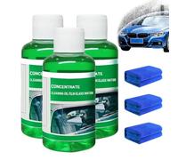 LXCJZY Powerful Cleaner Concentrate For Car Oil Film,Powerful Windshield Cleaner & Oil Film Remover,Concentrate Cleaning Oil Film Glass Water,All in One Wipe On Oil Film Remover (3pcs)