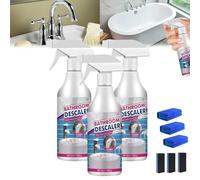 LXCJZY Reshline Foam Cleaner,Bathroom Descaler Cleaner,All Purpose Stubborn Stains Cleaner for Bathroom,Kitchen Deep Cleaning Spray (3Set)