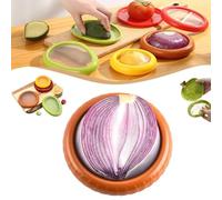 LXCJZY Silicone Fruit Storage Box,Reusable Fruit Vegetable Containers,Container Fruits and Veggie Storage Containers for Refrigerator Vegetables and Fruits (Brown)