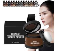 LXCJZY Waverly Magic Root Cover Up,Waverlo Magic Hair Root Cover Up,Water Sweat Resistant,Instant Hair Shading Powder For Thinning Hairline With Mirror (01#Ash Brown, One size)