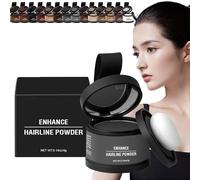 LXCJZY Waverly Magic Root Cover Up,Waverlo Magic Hair Root Cover Up,Water Sweat Resistant,Instant Hair Shading Powder For Thinning Hairline With Mirror (07#Dark Gray, One size)
