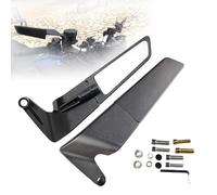 LXCMQL 2 Piezas Retrovisores Moto para Piaggio XEvo 400 2008-2011, Ajustables Giratorios Espejos para Motocicleta Espejo Retrovisor Invisible de ala Fija para Motocicleta