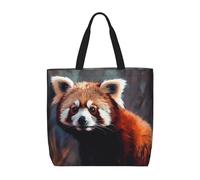 LXCNQFN Bolsa de mano para mujer, diseño de luna en el cielo nocturno, plegable, cruzada, reutilizable, bolsas de hombro para compras, Little Raccoon in the Forest, Talla única