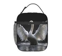 LXCNQFN Lonchera aislante reutilizable que extiende las alas en el agua, bolsa de almuerzo portátil para el trabajo