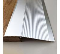 LXFL Tapajuntas Suelo 10cm Extra Ancho Tira De Transición De Piso De Aluminio, Reductor De Umbral De Alfombra/Baldosas para Pisos De Vinilo, Rampa De Entrada para Caminantes Caseros