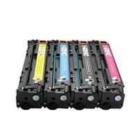 LXfOtG Cartucho de Tóner 4 Unidades CB540A CB541A CB542A CB543A Compatible con HP 125A CP1210 CP1215 CP1217 1515N 1518NI CM1312NFI CM1312MFP