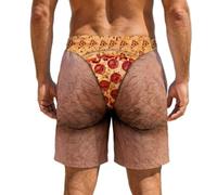 LXGKEKSKG Funny Men's Swim Trunks, Funny Swim Trunks for Men, Hairy Legs Briefs Graphic Men's Beach Shorts, Swimwear Hilarious, Summer Vacation Gift