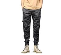 LXGKEKSKG Pantalones cargo multifuncionales para hombre - Pantalones de trabajo resistentes al aire libre con bolsillos, cómodo material elástico duradero, ideal para el día a día y el tiempo libre