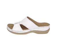 LXGKEKSKG Pantuflas casuales femeninas modernas con diseño versátil y de cuña ligera para máxima comodidad diaria (White, 40)