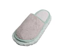 LXGKEKSKG Pantuflas femeninas elegantes para temporada otoño invierno con plantilla gruesa extraíble comodidad (Khaki, S)