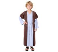 LXGKEKSKG Pastor del Traje NiñO Niña Judío Que Natividad Hebreo an Joseniño Virgen María Navidad para FiestasInfantiles y Celebraciones Ideal para niños