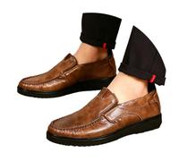 LXGKEKSKG Zapatos Casuales para Caminar y Hacer Senderismo, Ligeros, Transpirables, cómodos, sin Cordones, con Suela Plana para Exteriores. (Khaki, 42)