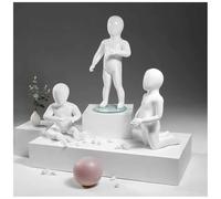 LXHELIVERY Kids Mannequin Full Body, Unisex Toddler Mannequin Body, Detachable Manikin Body Display with Base For Children(45 cm-d)