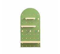 LXHELIVERY Tablero de clavijas de pared, tablero de clavijas de garaje, tablero de clavijas de pared de 12 mm de grosor, tablero de clavijas de madera para taller, organización de sala de manualidades