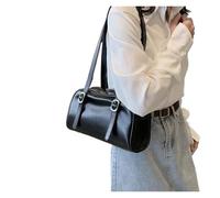 LXHZSY Bolso Hombro Mujer Bolsos de hombro for mujer, bolsos lujo, color puro, bolso casual, gran capacidad, almohada for axila(Black)