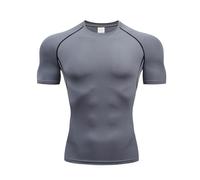 LXHZSY Camiseta Verano Hombre Camiseta Deportiva Ajustada de Manga Larga for Hombre, for Correr, Entrenamiento físico, Ciclismo, Holgada, de Verano(Color13,XL)