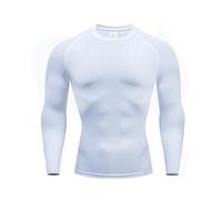 LXHZSY Camiseta Verano Hombre Camiseta Deportiva Ajustada de Manga Larga for Hombre, for Correr, Entrenamiento físico, Ciclismo, Holgada, de Verano(Color2,XL)