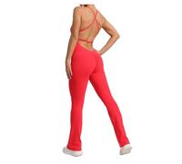 LXHZSY Mono Mujer Elegante Ropa Deportiva for Mujer, Ropa de Yoga, Conjunto Deportivo Push up, Ropa Deportiva Beige, Rojo, Verde y Gris.(Red,S)