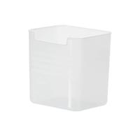 LXHZSY Organizador Escritorio Large Capacity Desktop Storage Pen Holder Desk Organizer Pencil Display Cup Simple Office Supplies Stationery Box(White)