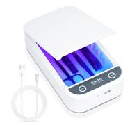 LXIANGN Esterilizador de herramientas de uñas con luz azul, esterilizador USB portátil para herramientas de uñas, caja de limpieza de uñas, máquina limpiadora de herramientas de belleza para salón de