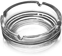 LXINMFEWY Mesa Cenicero De Cristal Pesado con Personalidad Creativa, Cenicero Grande para Ceremonia del Té, Cenicero para Sala De Estar Y Oficina Interiores Exteriores