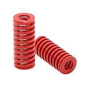 LXINMFEWY Resistente al óxido Muelle De Compresión, 2 Piezas, Rojo, Carga Media, Muelle Moldeado, Diámetro Exterior 18mm X Diámetro Interior 9mm X Longitud 25-100mm Herramienta de Acero