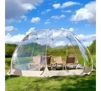 LXJBBD Carpa de burbujas impermeable instantánea desplegable para camping, fiestas, bodas, capacidad para 3-8 personas, diseño grande de PVC transparente