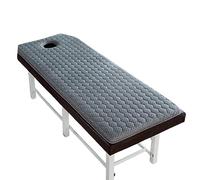 LXJDDLD Colchón De Espuma Viscoelástica para Cama De Belleza con Cabeza Trapezoidal,Protector De Colchón para Camilla De Masaje,Colchón De Cama De SPA con Orificio Respirar,V,60x180cm 4cm