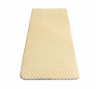 LXJDDLD Topper De Cama Spa De Cabeza Cuadrada,Protector De Colchón Para Camilla Masaje 3cm Espesor,Cojín Para La Cama Pestañas Con/Sin Orificio Respirar,Acolchado De Mesa Spa,Yellow n,90x190cm