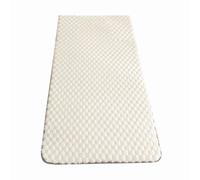 LXJDDLD Topper De Cama Spa De Cabeza Cuadrada,Protector De Colchón Para Camilla Masaje 3cm Espesor,Cojín Para La Cama Pestañas Con/Sin Orificio Respirar,Acolchado De Mesa Spa,White n,70x190cm