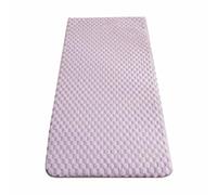 LXJDDLD Topper De Cama Spa De Cabeza Cuadrada,Protector De Colchón Para Camilla Masaje 3cm Espesor,Cojín Para La Cama Pestañas Con/Sin Orificio Respirar,Acolchado De Mesa Spa,Purple n,80x190cm