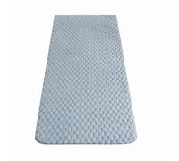 LXJDDLD Topper De Cama Spa De Cabeza Cuadrada,Protector De Colchón Para Camilla Masaje 3cm Espesor,Cojín Para La Cama Pestañas Con/Sin Orificio Respirar,Acolchado De Mesa Spa,Blue n,90x190cm