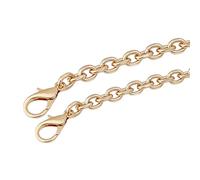 LXJLXD Bolsa de cadena con asa para hombro, bolso cruzado, bolsa de metal de repuesto, accesorios de pieza de bolsa, Crítica, oro claro, 1 metro, Length 1m