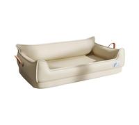 LXJLXD Cama para perro para uso en interiores y exteriores, cojines de piel con esponjas impermeables y duraderos, construcción a prueba de mordeduras, funda extraíble para perro